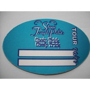 Stone Temple Pilots Cheap Trick Backstage Concert Pass Original 1996/97 Rock Pop